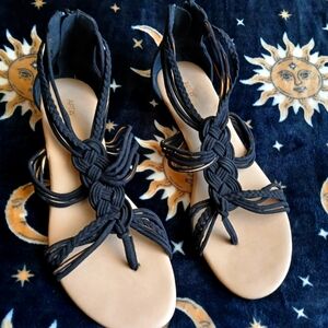 APT 9 Zip On Sandals Size 10